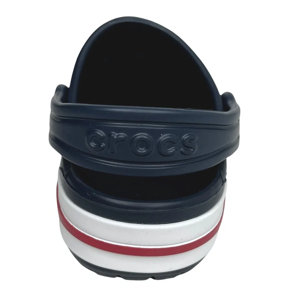 Crocs‎ Bayaband Little Boys Girls Slip-on Clog SZ 11-13 Navy Blue Water F…